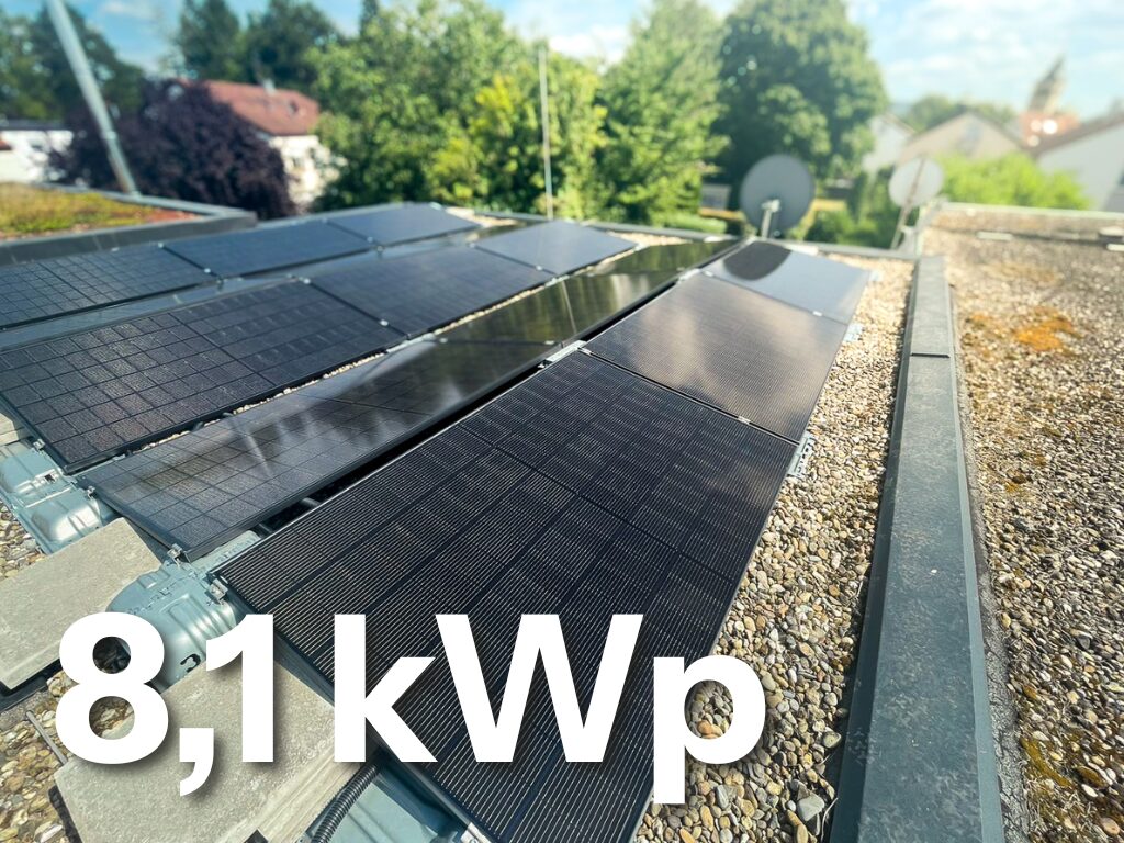 Haus mit 8,1 kWp Solaranlage