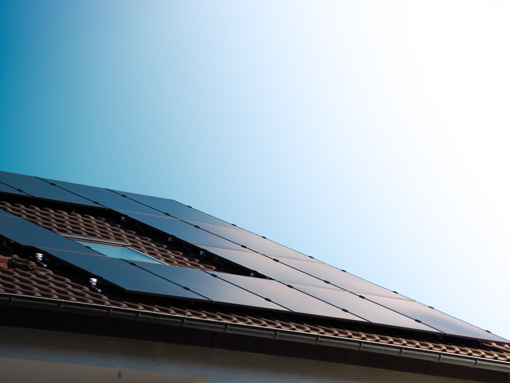 Nahaufnahme PV-Anlage Freiberg